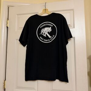 Arc'teryx Oslo Tigerstaden Graphic Men’s T-Shirt Black Hard-to-Find Norway XL